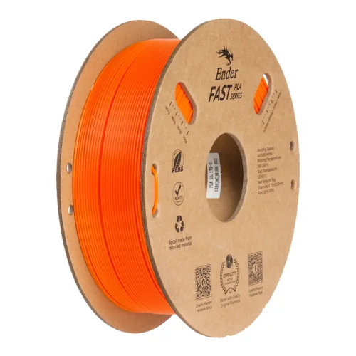 Fast PLA Filament (пластик) для 3D принтера CREALITY Ender 1кг, 1.75мм, помаранчевий (3301010430)