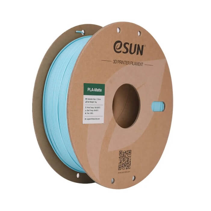 Філамент eSun PLA-Matte, блакитний (light blue), 1 кг