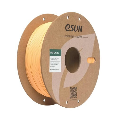 Філамент eSun PETG-Matte, помаранчевий (apricot), 1 кг