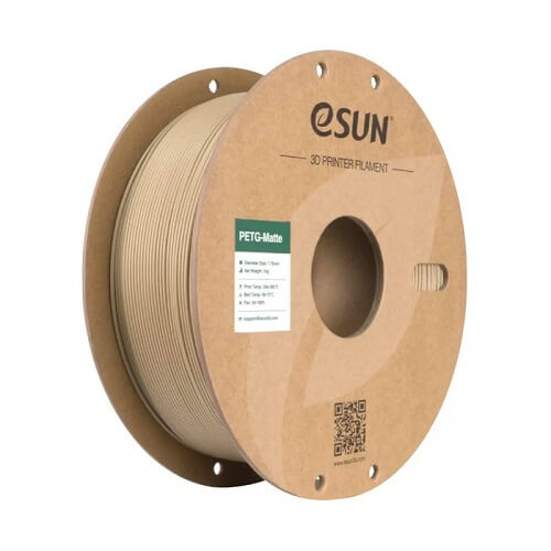 Філамент eSun PETG-Matte, коричневий (earth brown), 1 кг