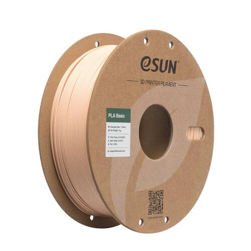 Філамент eSun PLA-Basic, бежевий, 1кг/рулон, з паперовою втулкою, 1,75мм