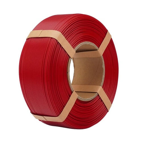 Філамент eSun PLA-Basic, яскраво-червоний, 1кг/рулон, без втулки, 1,75мм