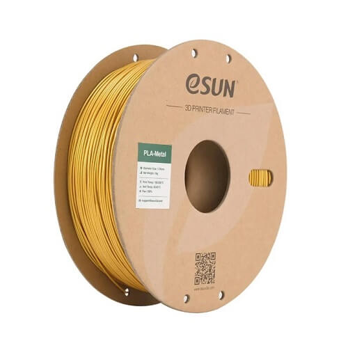 Філамент eSun PLA-Metal, золотистий, 1кг/рулон, з паперовою втулкою, 1,75мм