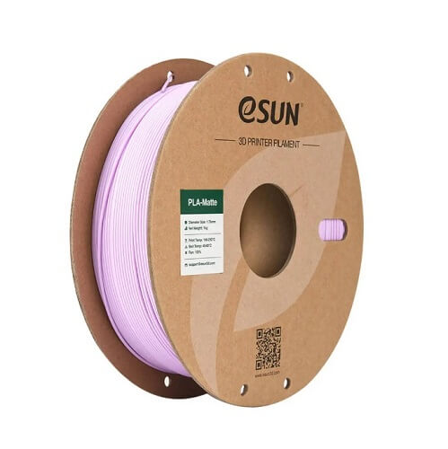 Філамент eSun PLA-Matte, бузковий, 1кг/рулон, з паперовою втулкою, 1,75мм